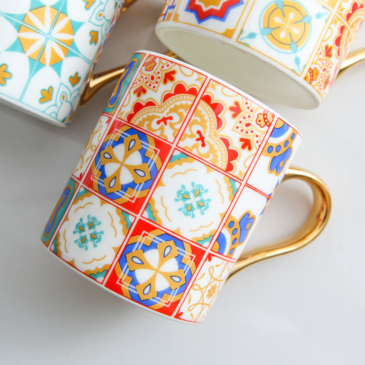 Elevate Your Coffee Experience with the Baroque Ceramic Mug