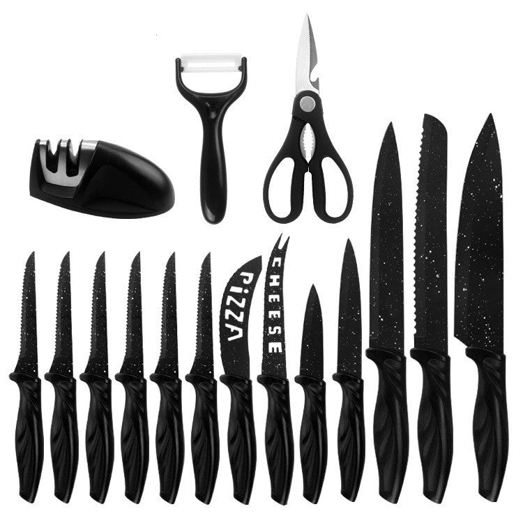 Elevate Your Culinary Skills with Our 17-Piece Stainless Steel Kitchen Knife Set