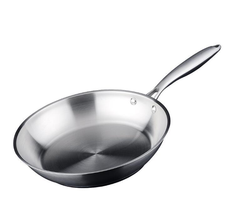 Steel frying pan