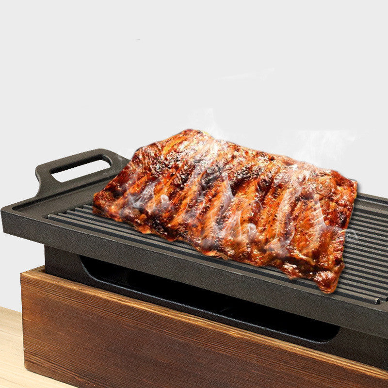 Wooden Grill Household Smokeless