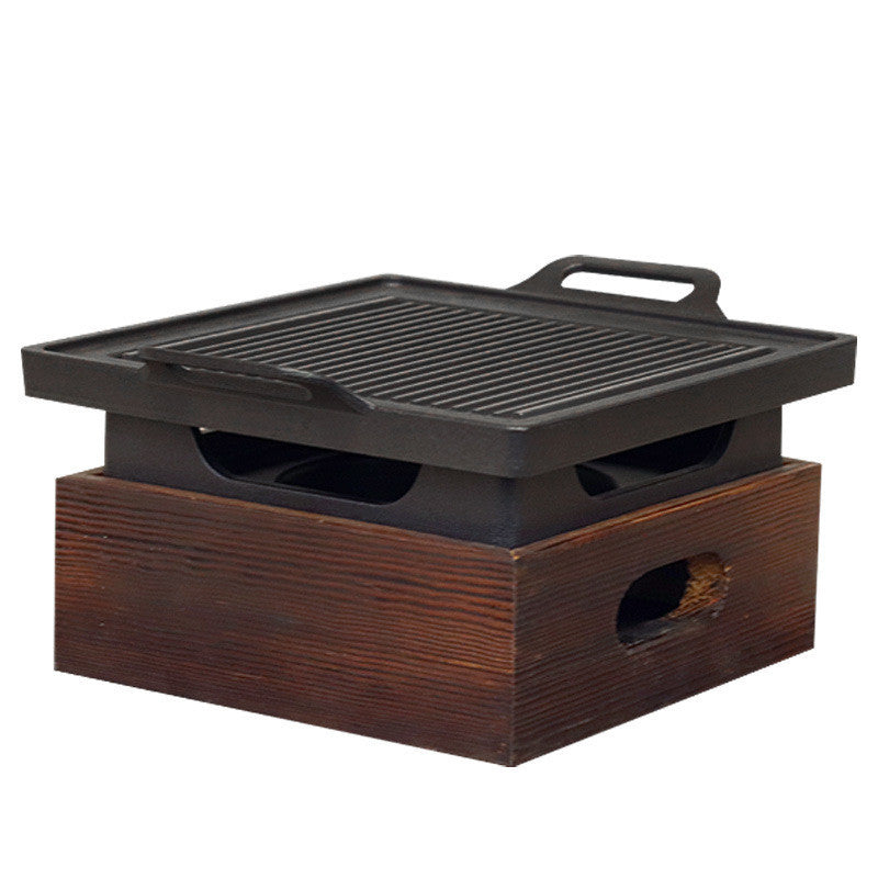 Wooden Grill Household Smokeless
