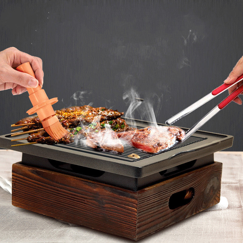 Wooden Grill Household Smokeless