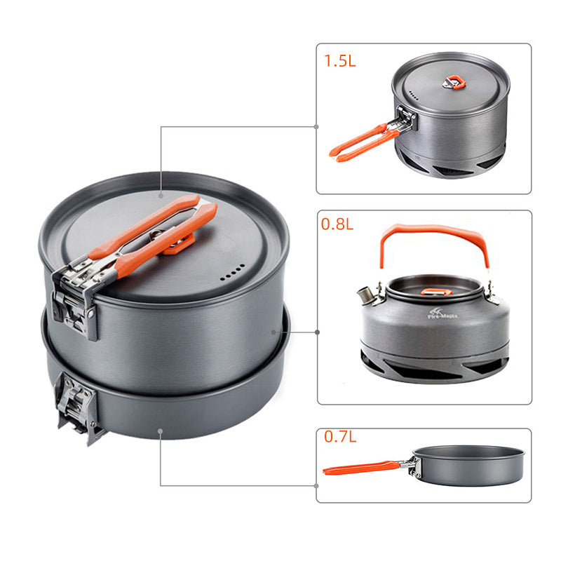 Portable Camping Cookware Picnic