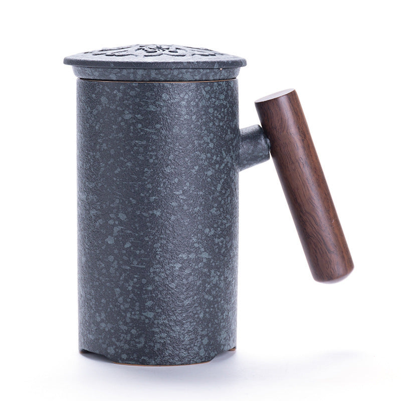 Japanese Mugs With Wooden Handles