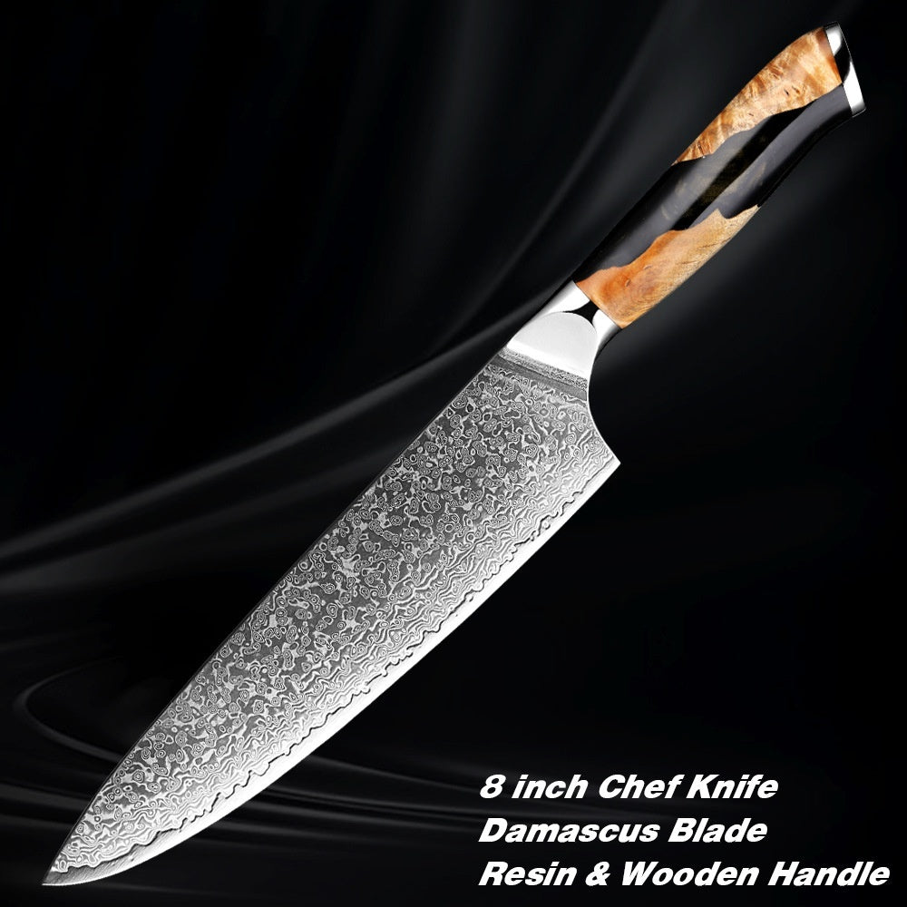 Damascus Steel Kitchen Professional Knives