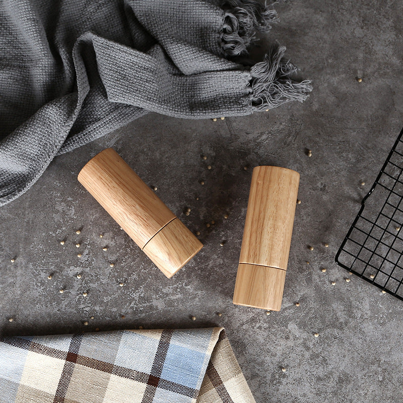 Oak Grinder Seasoning Bottle Kitchen Tools