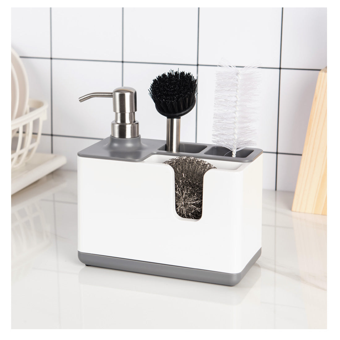 Kitchen Utensils Storage Soap Dispenser