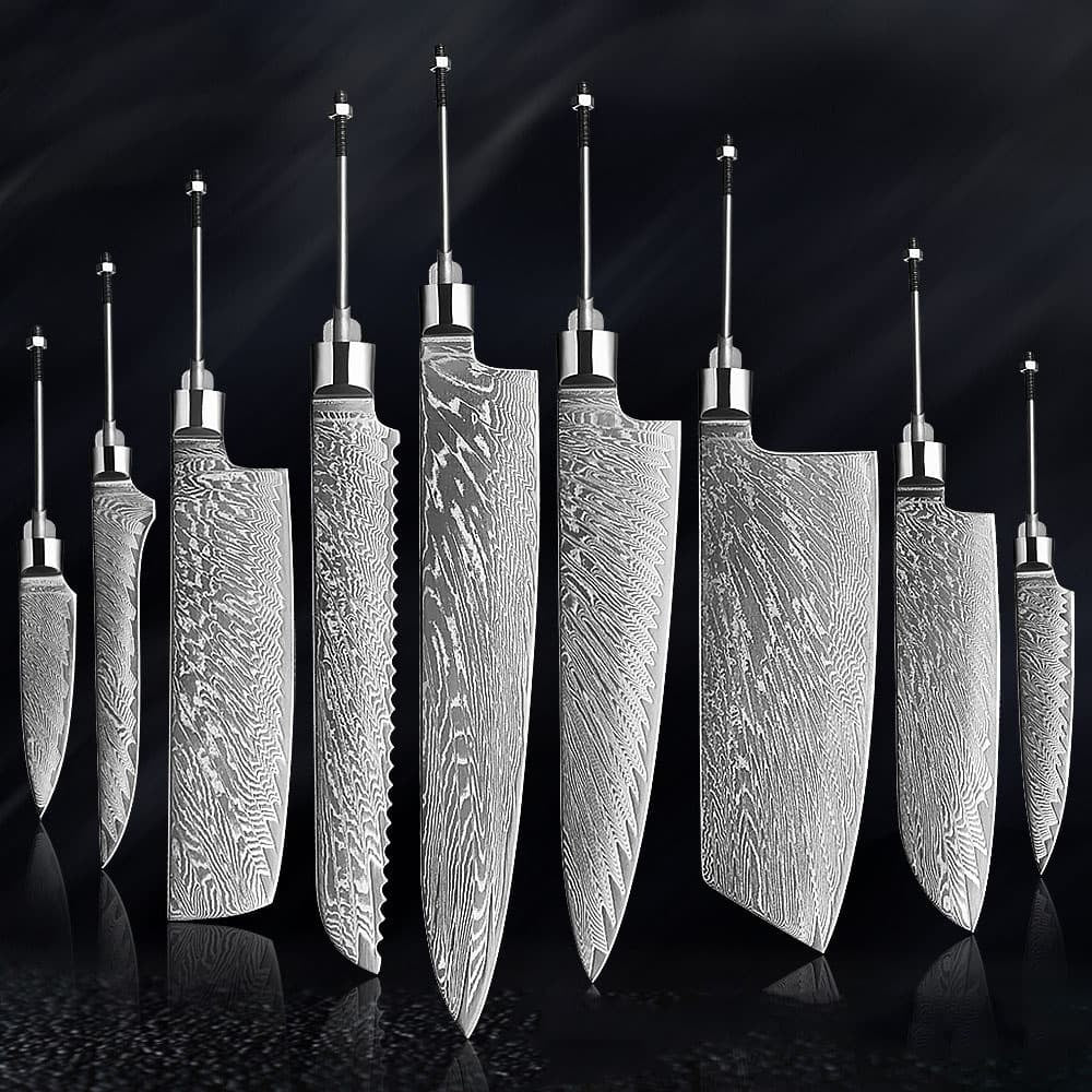 Damascus High Hardness Kitchen Knives