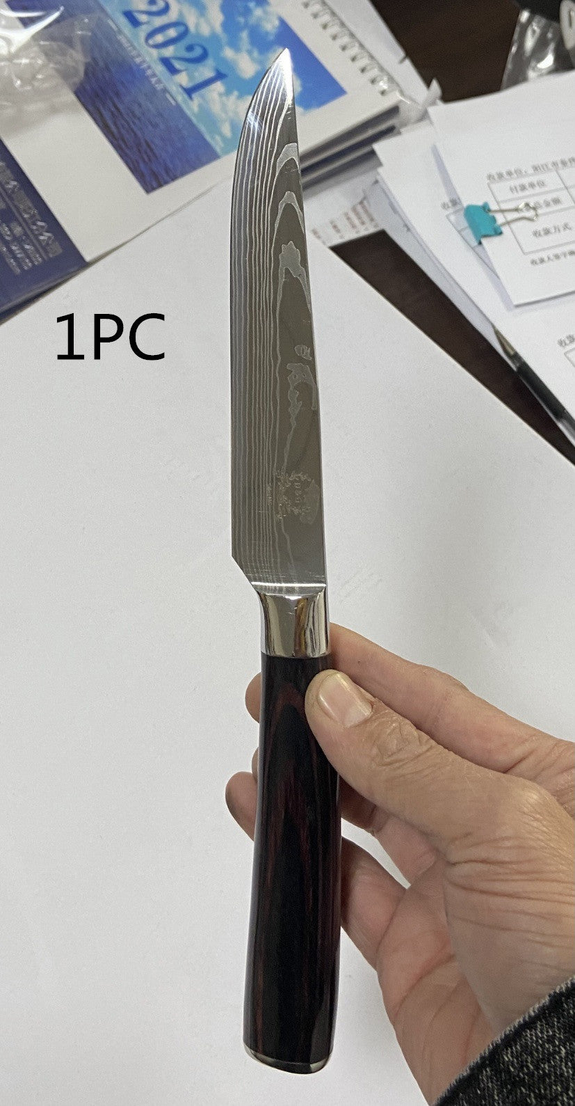Color Wooden Handle Steak Knife