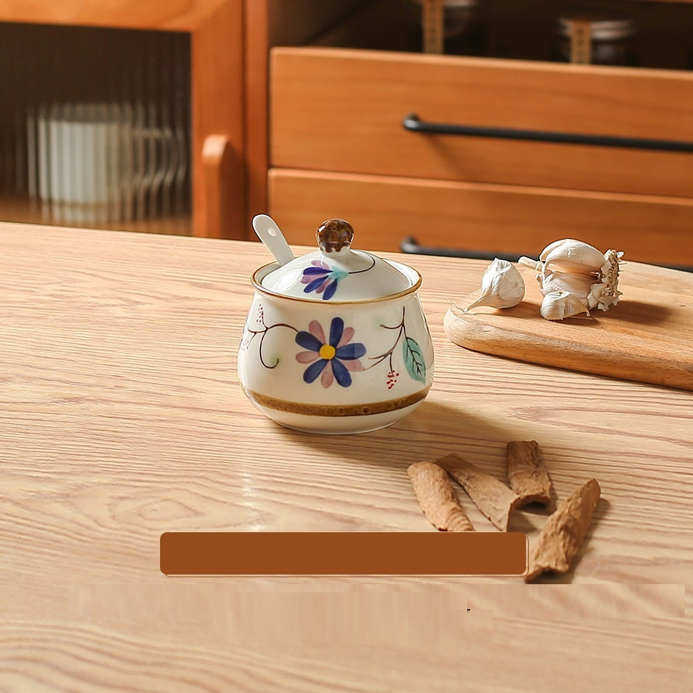 Household Salt Pot With Cover