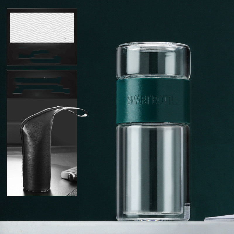 Double-layer Tea And Water Glass Cups