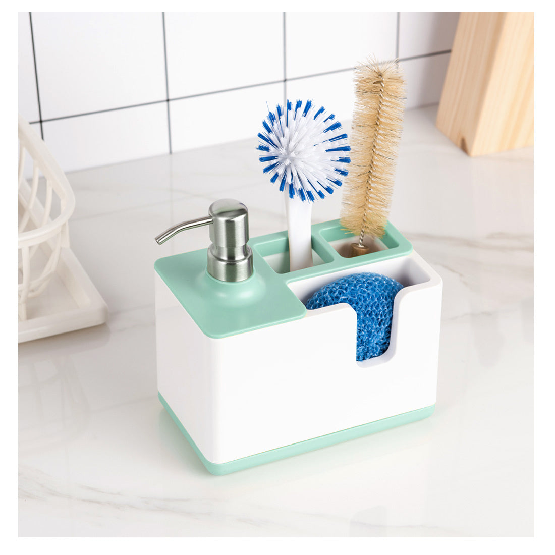 Kitchen Utensils Storage Soap Dispenser