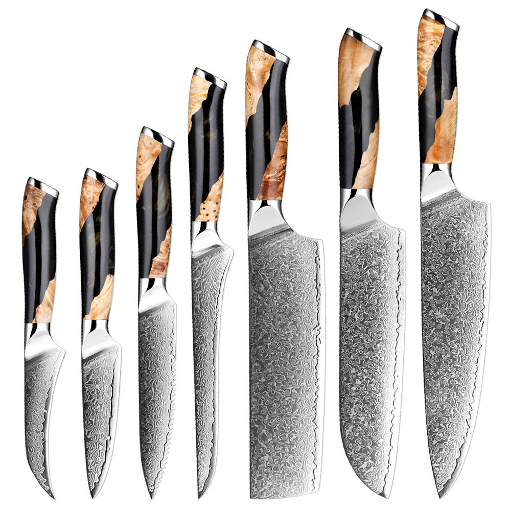 Damascus Steel Kitchen Professional Knives